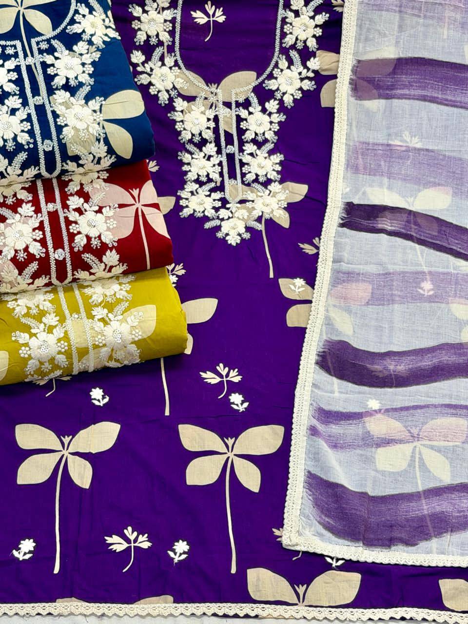 Siara By Fashid Stylish Beautiful Colourful Pure self weave cotton Dresses At Wholesale Price